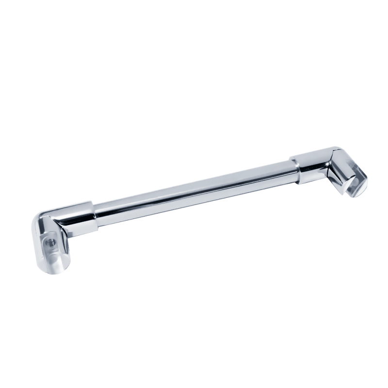 Shower Door Fixed Panel Glass-to-Glass Support Bar